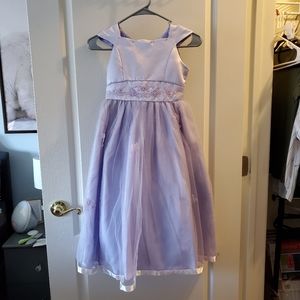 Classic Teddy Purple Formal Floral Dress